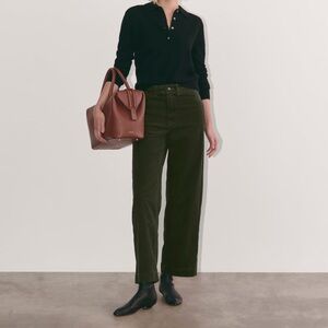 Everlane The Sailor Pants in Green Corduroy